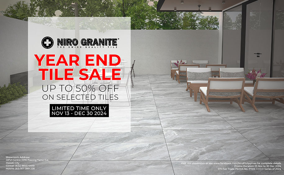 2024 - Year End Tile Sale Poster